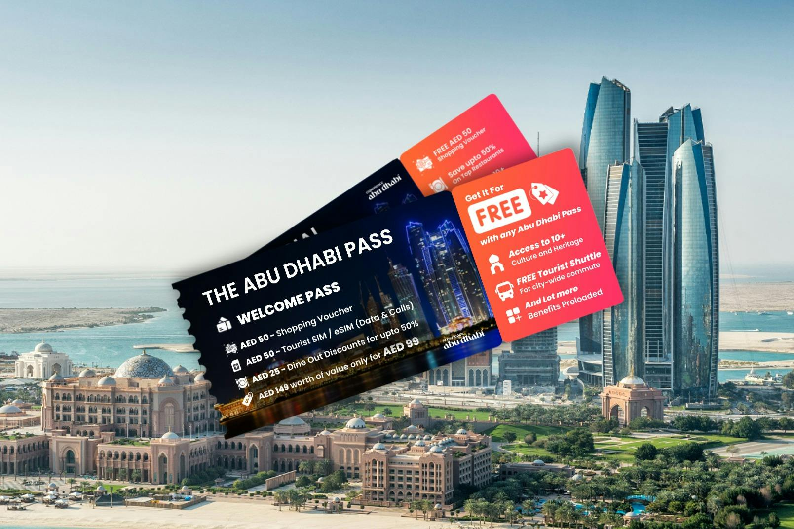 Abu Dhabi Welcome Pass: 10+ Cultural Sites + Shopping Voucher + SIM/eSIM Card - Photo 1 of 16